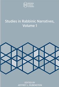 Cubierta de Studies in Rabbinic Narratives, Volumen 1 sobre un fondo azul